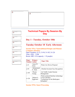 Technical Papers