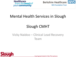 Mental Health Services in Slough Slough CMHT