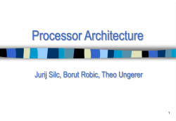 Processor Architecture