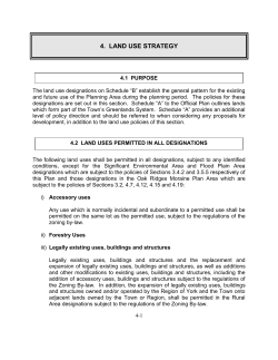 4. land use strategy - Town of Whitchurch