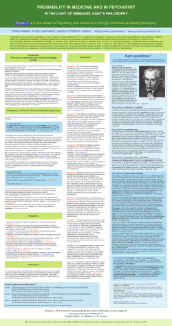probability in medicine and in psychiatry