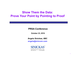 Show Them the Data: Prove Your Point by Pointing to Proof