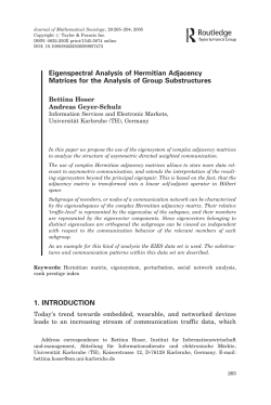 Eigenspectral Analysis of Hermitian Adjacency Matrices for the