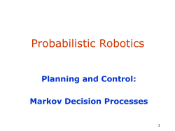 mdps - Probabilistic Robotics