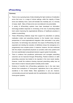 41. Hider P. Electronic prescribing: A critical