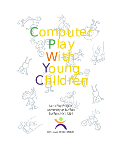 computer play with young children