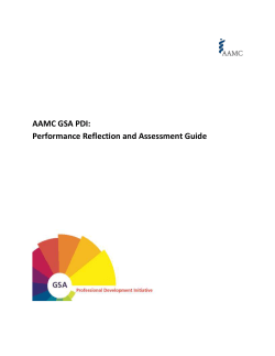 Performance Reflection and Assessment Guide