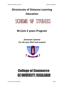 M - Government College University Faisalabad