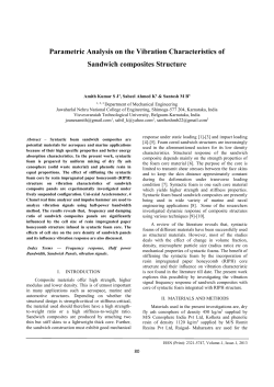 Fig. 3 Configuration of sandwich composites panels with
