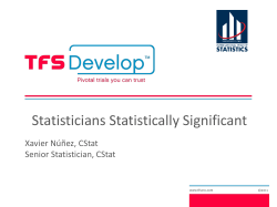 statisticians!!!!