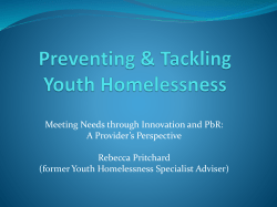 To view payment by results presentation slides from DCLG click here