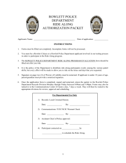 rowlett police department