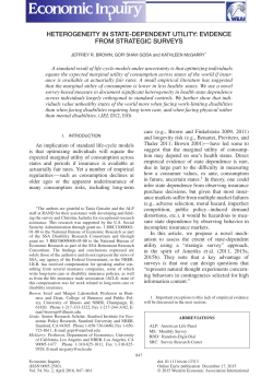heterogeneity in state-dependent utility