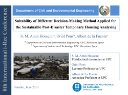 8th International i-Rec Conference Decision- Making