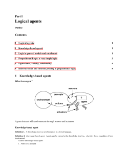 Logical agents