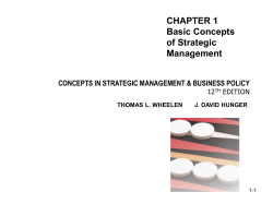 Basic Concepts of Strategic Management - Mark