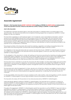 associate agreement