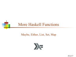 More Haskell List Functions
