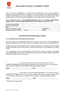 MRYUAG Parental Consent