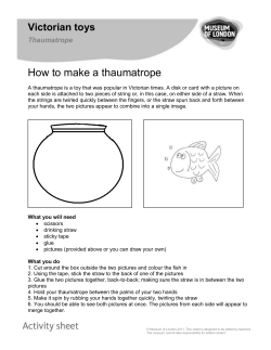How to make a thaumatrope