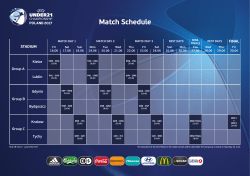 Match Schedule