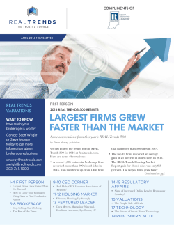largest firms grew faster than the market
