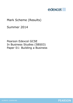Mark Scheme - Revision World