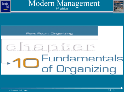 Modern Management, 9e (Certo)