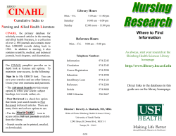 Nursing - USF Health - University of South Florida
