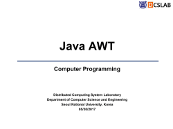 Handling event java.awt.event