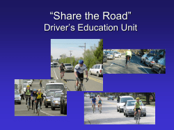 Adam Little Foundation - Share the Road with Bicyclists