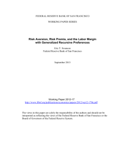 Risk Aversion, Risk Premia, and the Labor Margin with Generalized