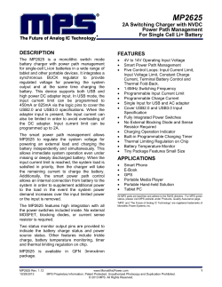 MP2625 - Monolithic Power System