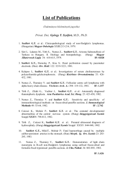 List of publications