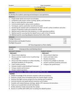 Private Pilot Flight Training