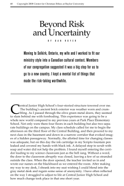 Beyond Risk and Uncertainty