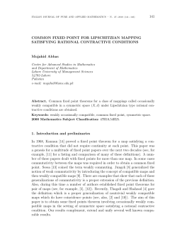 Common fixed point for Lipschitzian mappings satisfying rational