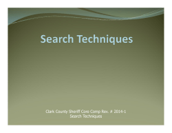 Clark County Sheriff Core Comp Rev. # 2014