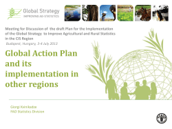 Global Strategy to Improve Agricultural and Rural Statistics