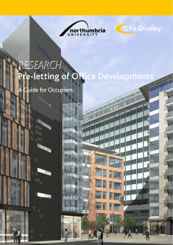 Pre-letting of Office Developments