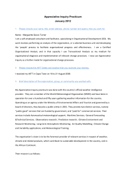 open blind hidden potential - The Center for APPRECIATIVE INQUIRY