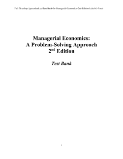 Business in One Lesson - We can offer most test bank and solution