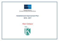 SIP final – Establishment Improvment Planning
