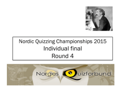 Individual final Round 4