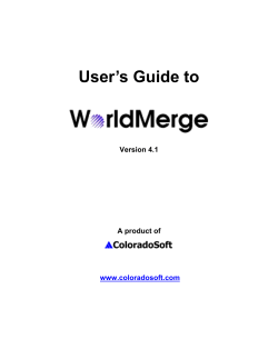 User`s Guide to