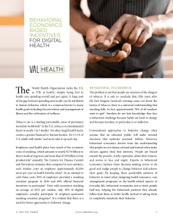behavioral economics based incentives for digital health