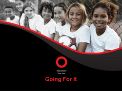 Going For It - Sport for Life
