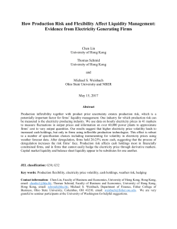 How Production Risk and Flexibility Affect Liquidity