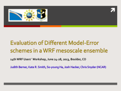 Model uncertainty in a mesoscale ensemble prediction system