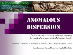 Anomalous Dispersion